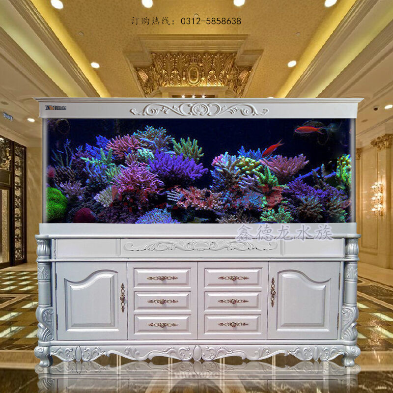 白色歐式魚缸簡歐魚缸 水族箱 保定水族箱廠家 白色歐式魚缸簡歐魚缸