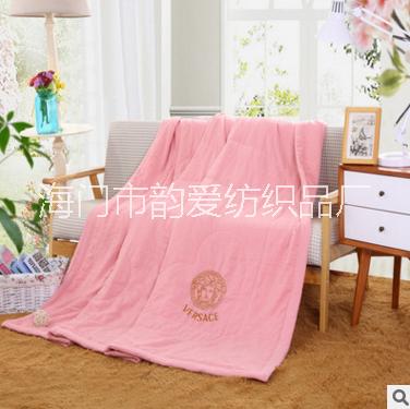 繡花全棉夏涼被 水洗棉空調(diào)被 學(xué)生夏被禮品被