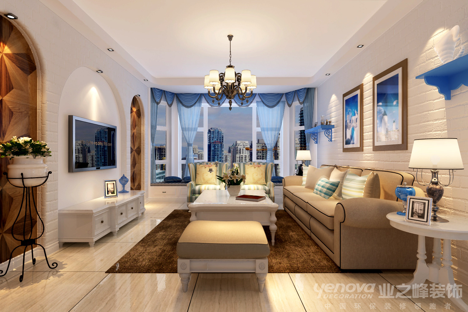 太原業(yè)之峰裝飾——浦東雅典案例