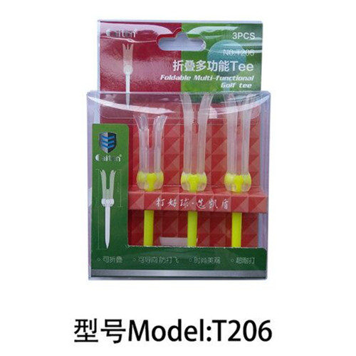 高爾夫彎曲多功能球釘 旋轉(zhuǎn)限位球釘 便攜球釘 高爾夫配件用品球TEE 飛球球托