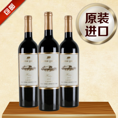 廣州進(jìn)口紅酒批發(fā)供應(yīng)批發(fā)美國廊橋傳承版百年古藤仙粉黛紅葡萄酒