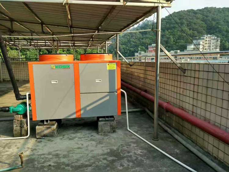 東莞工廠空氣能熱泵熱水器安裝