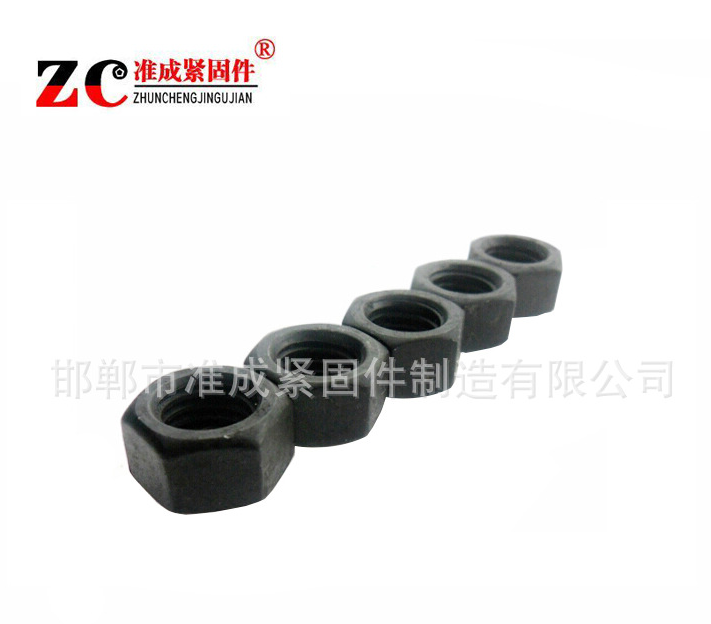 廠家直銷 12級(jí)高強(qiáng)度六角螺母 din934加硬外六角螺帽 緊固