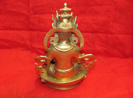 佛像造像/忿怒黃財(cái)神/藏巴拉，正品臺(tái)灣祥獅/純銅，招財(cái)*/30cm