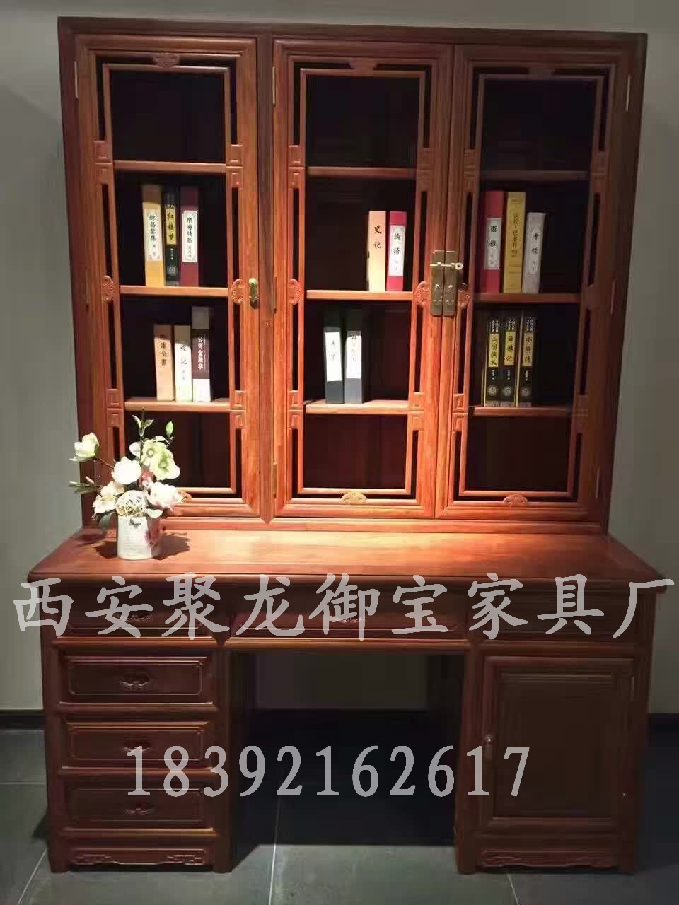 西安古典書(shū)柜，紅木書(shū)柜，榆木書(shū)柜，仿古書(shū)柜