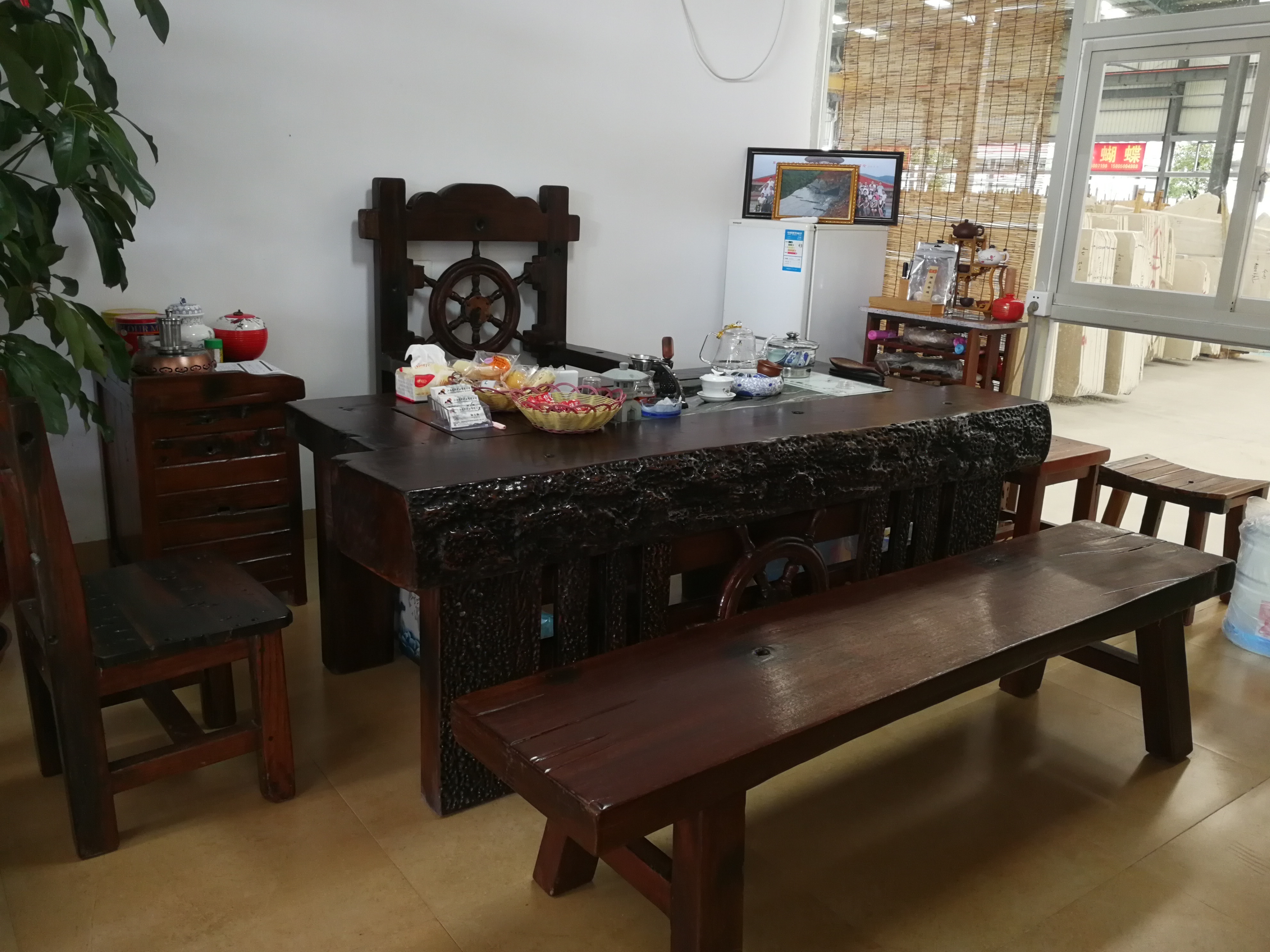 九龍玉船木茶桌 九龍玉船木茶桌 茶盤家具