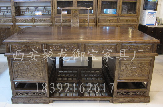 西安仿古辦公桌   老榆木辦公桌廠家直銷   中式辦公桌、定做廠家 定做詢
