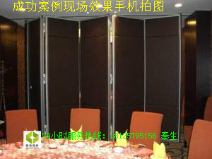 酒店活動(dòng)隔斷屏風(fēng) 移動(dòng)折疊門 移動(dòng)屏風(fēng) 移動(dòng)推拉門 隔音隔斷
