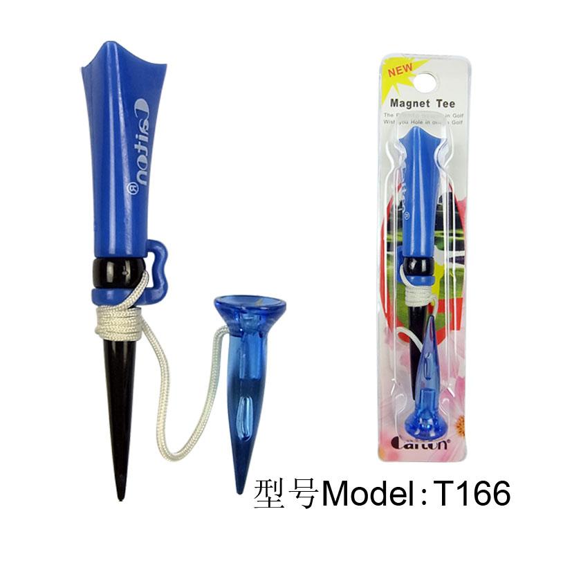 高爾夫子母彈簧磁性球釘 三段，旋轉(zhuǎn)限位，子母反彈，空氣彈簧球TEE