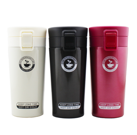 新款304真空不銹鋼汽車載保溫杯日本咖啡杯時尚廠家定制廣告禮品