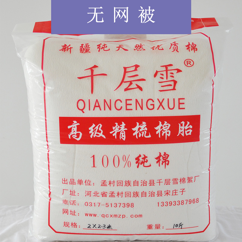 滄州無網(wǎng)被批發(fā)價格天然優(yōu)質(zhì)棉花千層雪純棉無網(wǎng)被棉被廠家定制
