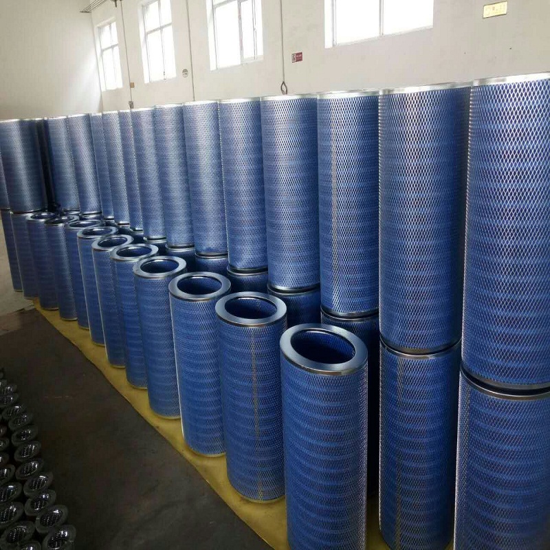 聚酯玻璃纖維濾紙除塵濾芯過(guò)濾工業(yè)空氣粉塵灰塵螺桿粉塵回收濾筒 除塵濾芯/除塵濾筒
