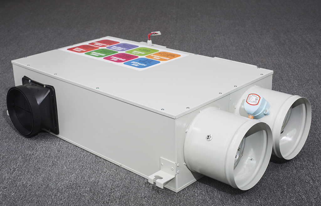 艾新風儒商120A商用環(huán)保節(jié)能中央吸頂式新風系統(tǒng) 山東新風機廠家