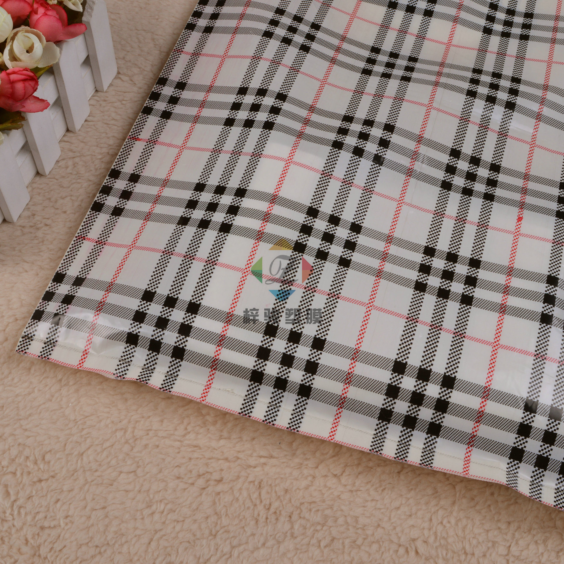 廠家現(xiàn)貨批發(fā) 條紋通用平口袋 HDPE高壓塑料食品袋 商場(chǎng)購(gòu)物袋