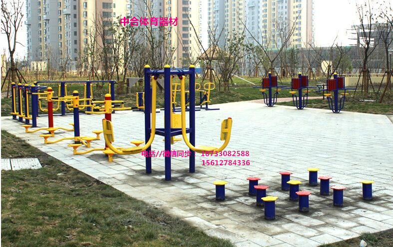 湖南省株洲市廣場健身器材安裝