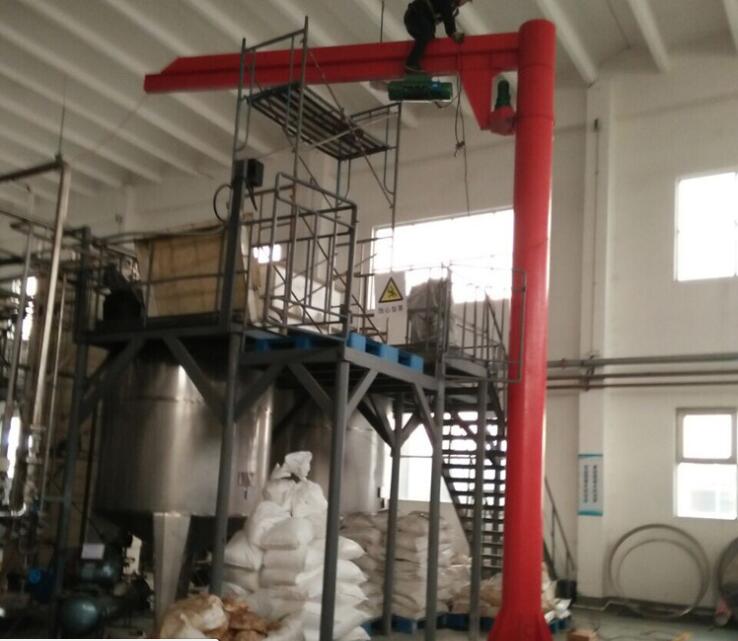 金旭特價(jià)批發(fā)1t 2t電動(dòng)懸臂吊 山東*操作方便小型電動(dòng)起重機(jī)