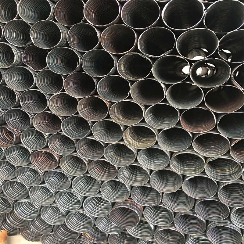 供應地腳螺栓用金屬空心管，大口徑金屬波紋管