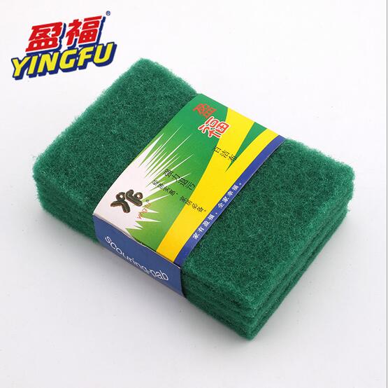 五片/十片,五彩/綠色廚房清潔用品 0.8針刺棉五彩百潔布清潔用品