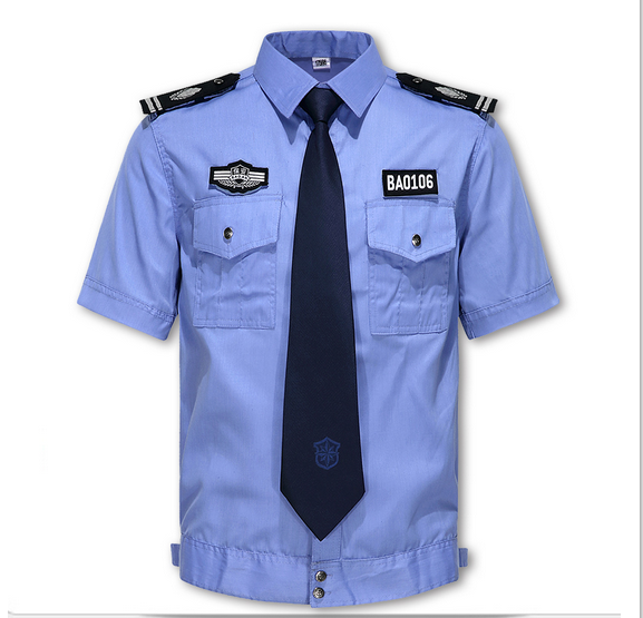 夏季保安工作服定制  工人工服定