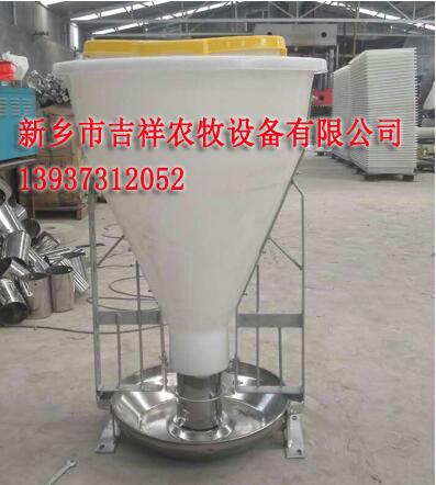 豬用不銹鋼自動下料槽，干濕自動下料器，
