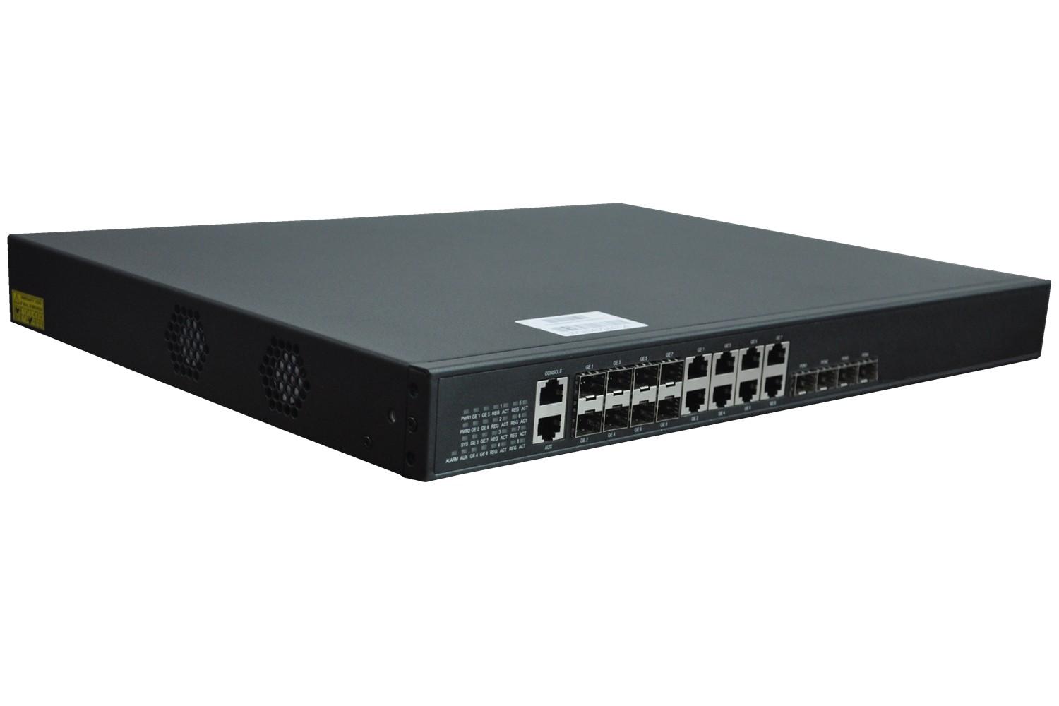 廠家直銷4PON口光纖交換機(jī)配4下行千兆PON口8上行GE光電  4PON口 OLT