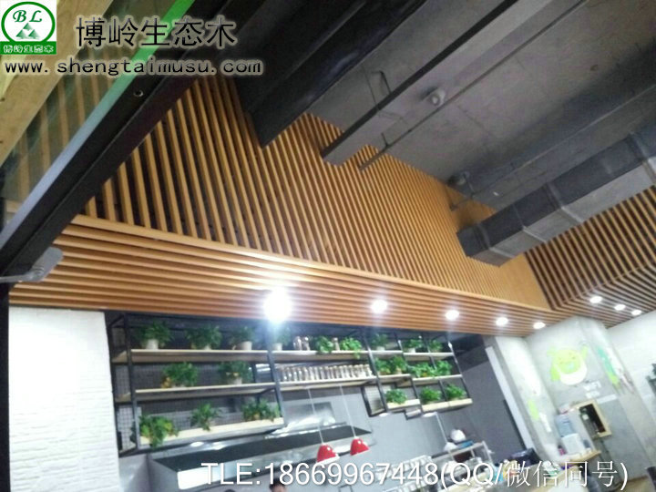 博嶺生態(tài)木天花的規(guī)格100*50天花