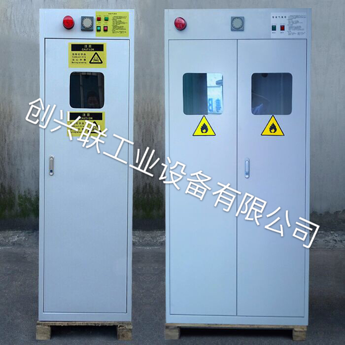 湖南自動氣瓶柜 長沙雙瓶實驗室排風(fēng)氣瓶柜 化學(xué)品氣瓶柜