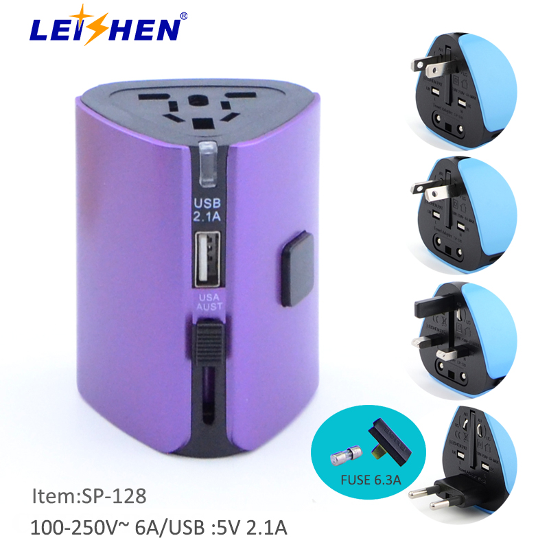 廠家批發(fā)轉換插頭旅行插座 USB多功能轉換插頭 航空禮品定制旅行轉換插頭插座