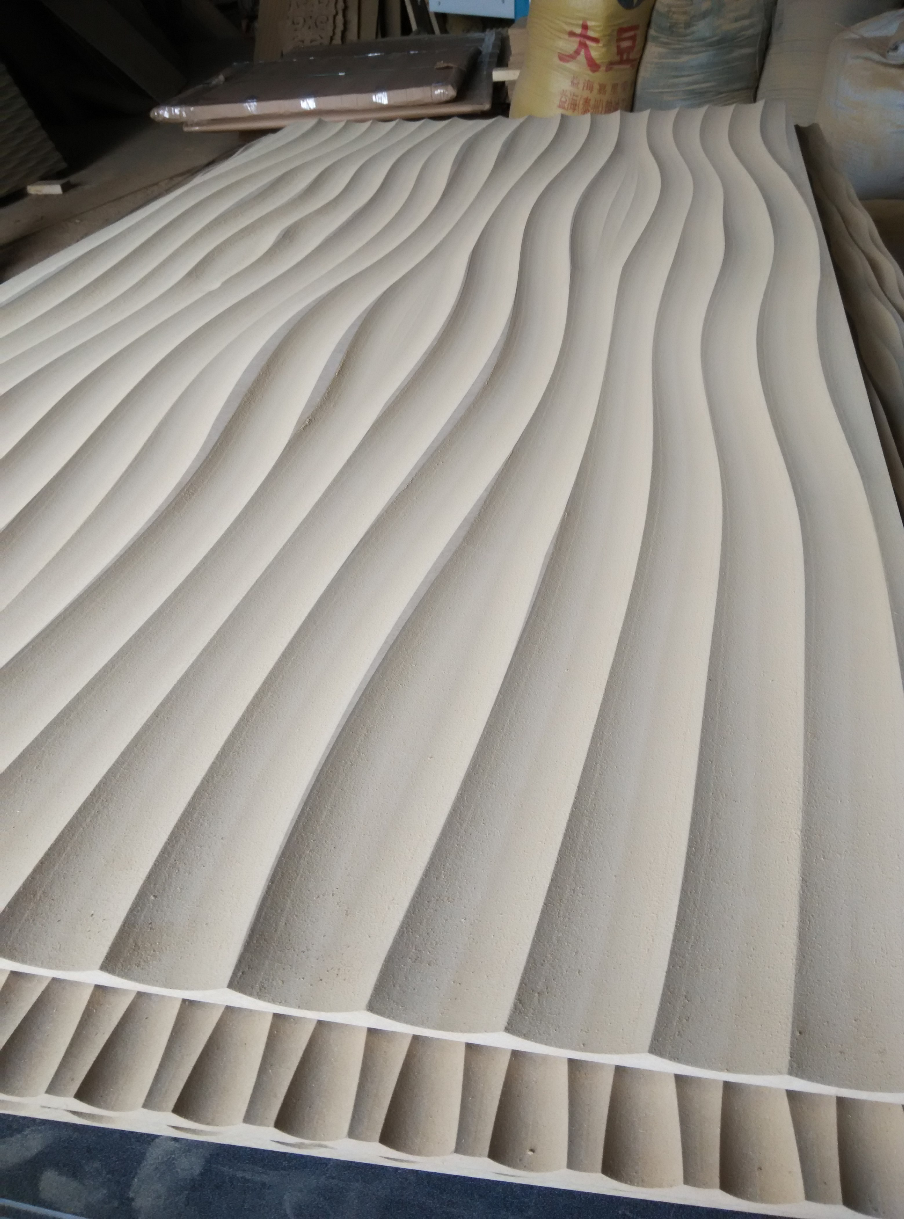 大型波浪板 異形裝飾板 飾面板 仿古拉絲板 波浪板定做 上海波浪板生產廠家