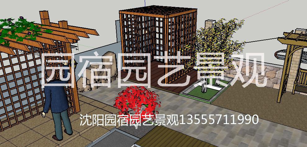 沈陽NO.1別墅庭院設(shè)計施工，中式，日式，韓式，美式，英法式 個性別墅庭院設(shè)計施工