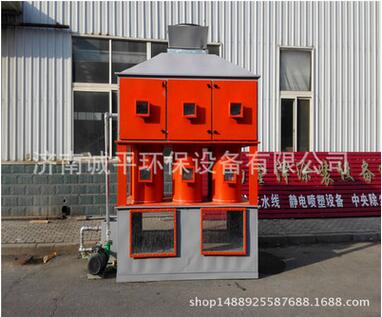 濟南定制生產(chǎn)集成式大風量旋流噴淋塔 酸堿廢氣洗滌塔