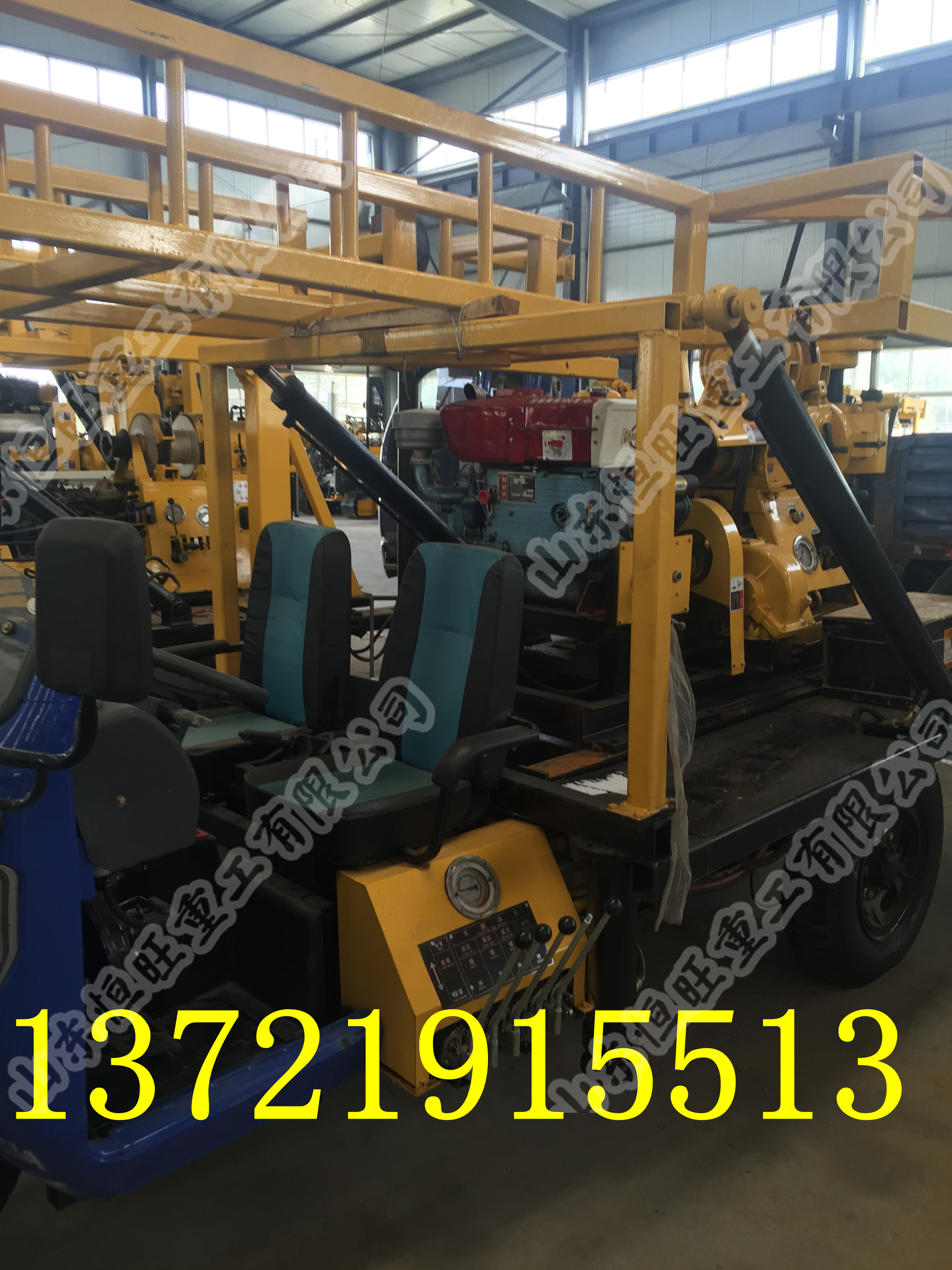 三輪車載打井機 200米三輪車載打水井的鉆機