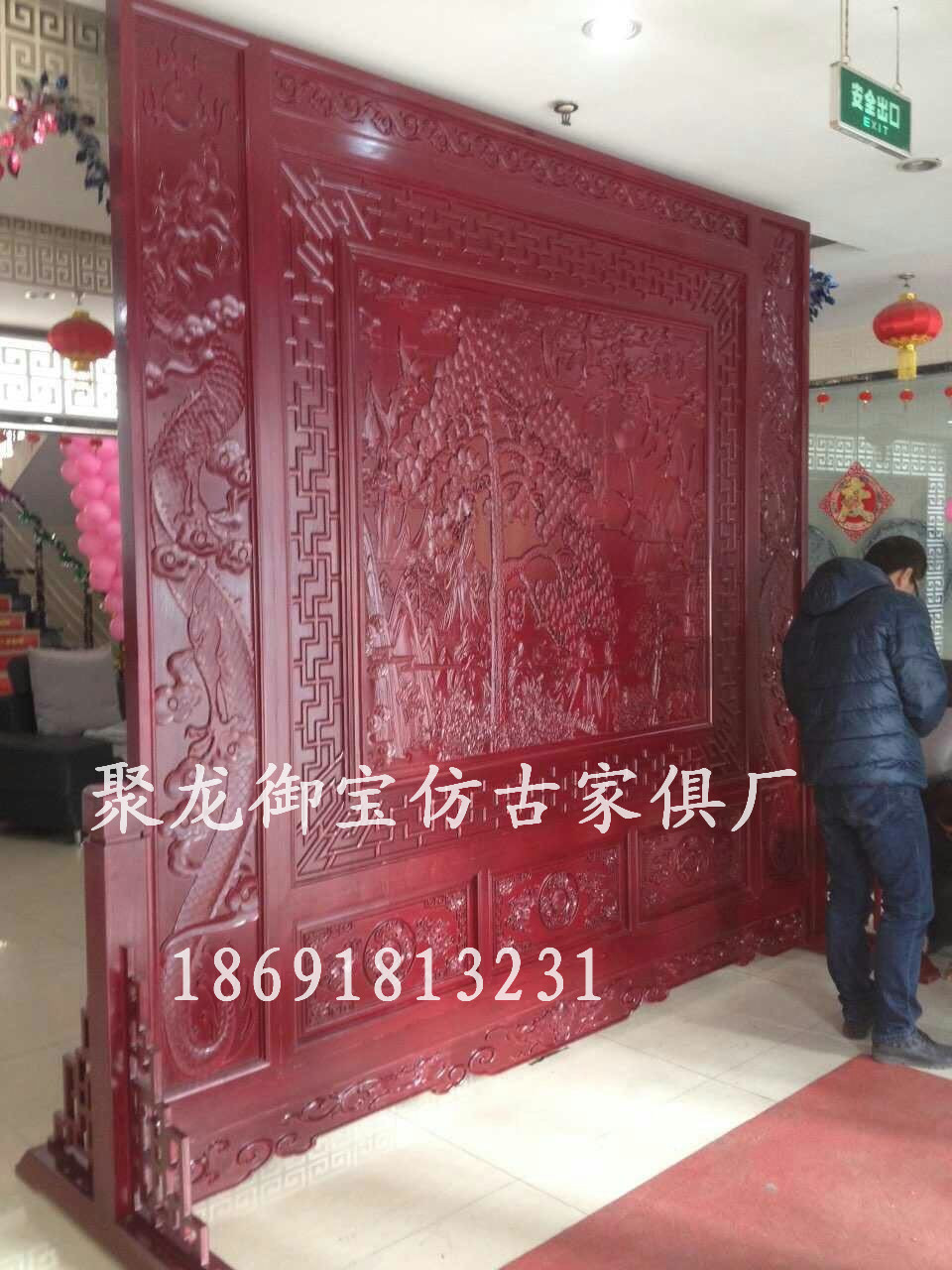 西安古典屏風 家居屏風 仿古屏風