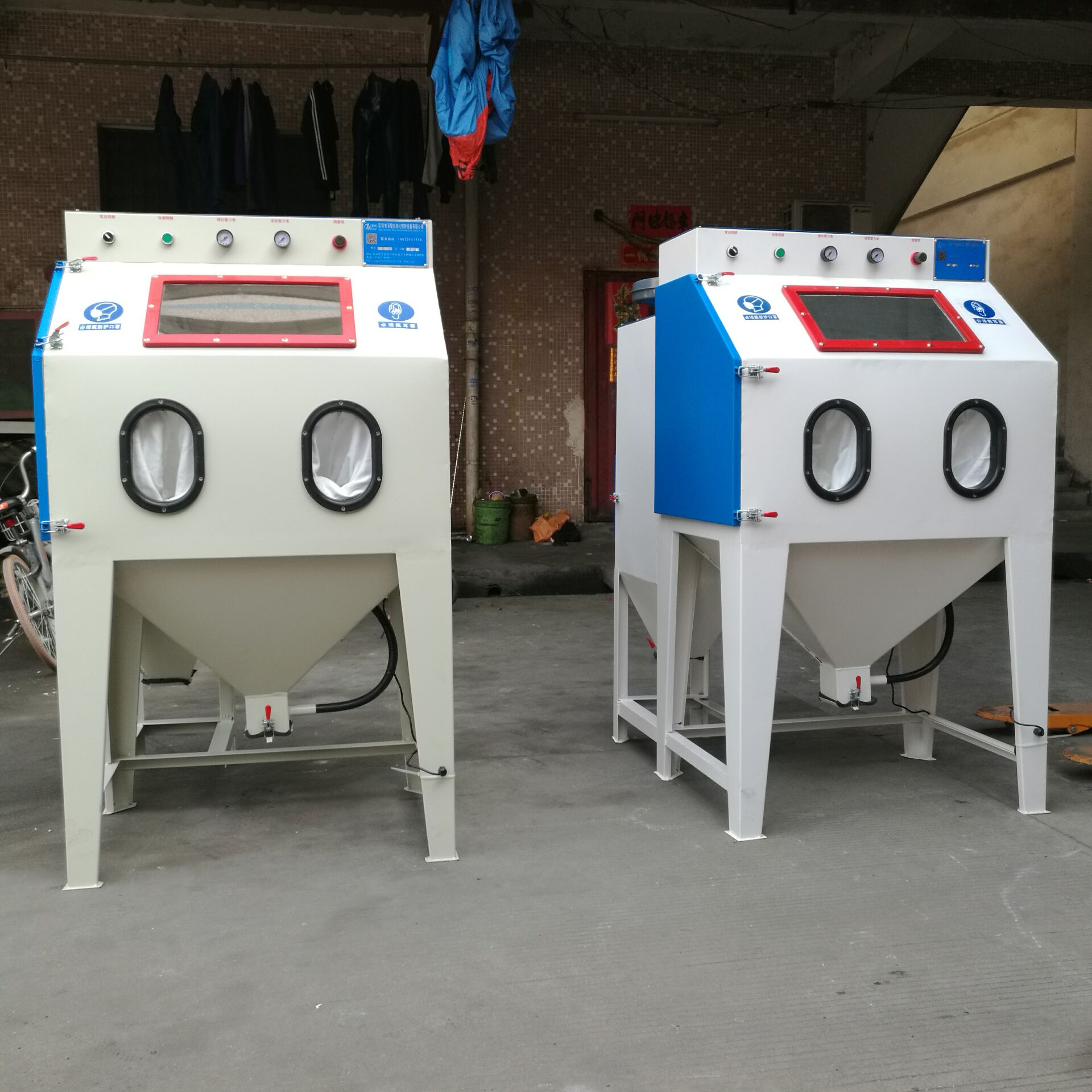 東莞各種手動噴砂機去氧化皮深圳東莞9060手動噴砂機