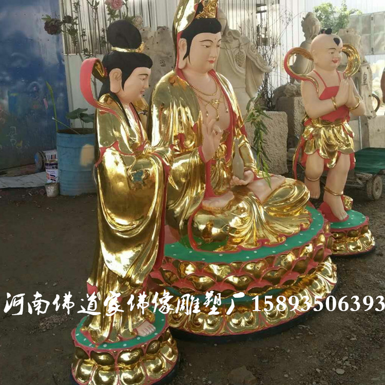 廠家批發(fā)月光菩薩日光菩薩觀世音菩薩神佛像