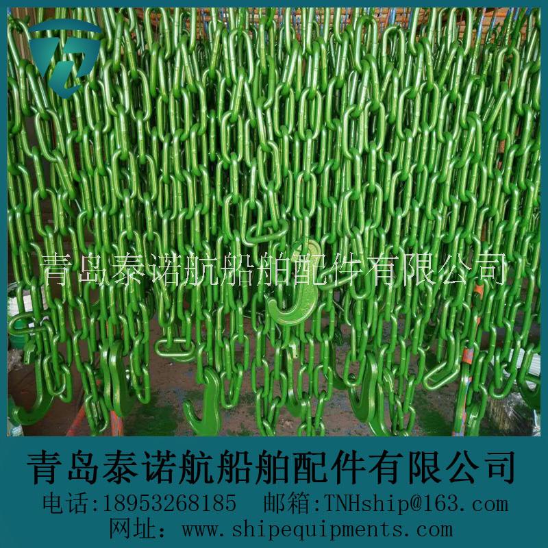 13mm綁扎鏈條 橫擔(dān)鉤 集裝箱綁扎鏈