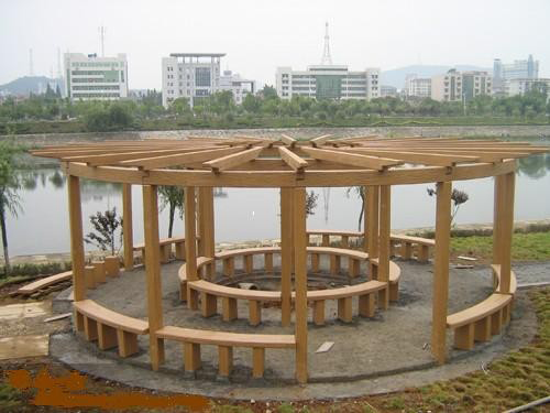 屋頂花園 亭臺樓閣