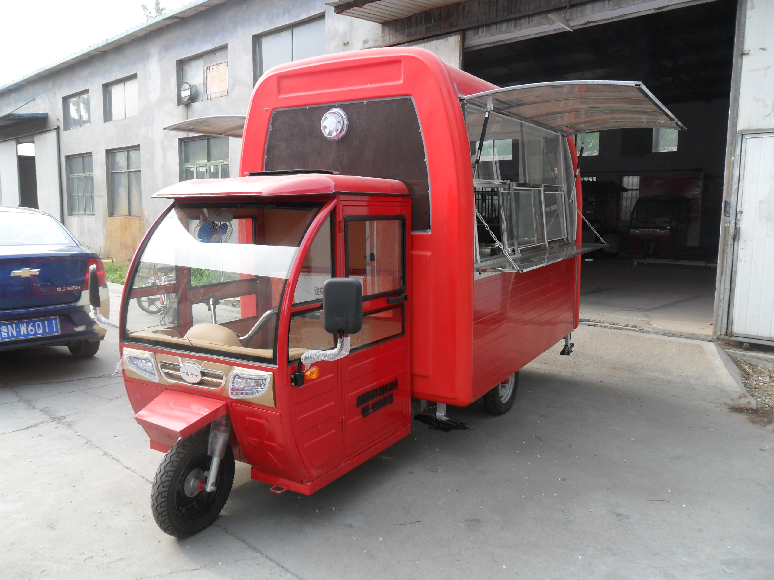 電動三輪多功能小吃車 電動三輪多功能小吃車早餐車