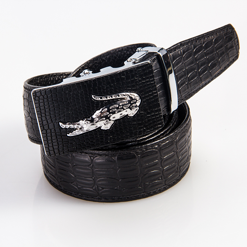 供應新款男士自動扣皮帶時尚商務型