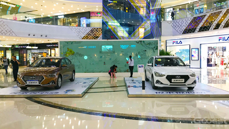 思特科技商場(chǎng)互動(dòng)投影