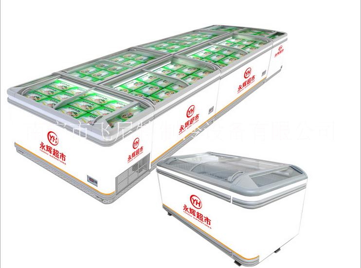 廣西組合島柜廠家，超市冷凍柜廠家，組合島柜尺寸，超市組合島柜廠家，低溫島柜品牌