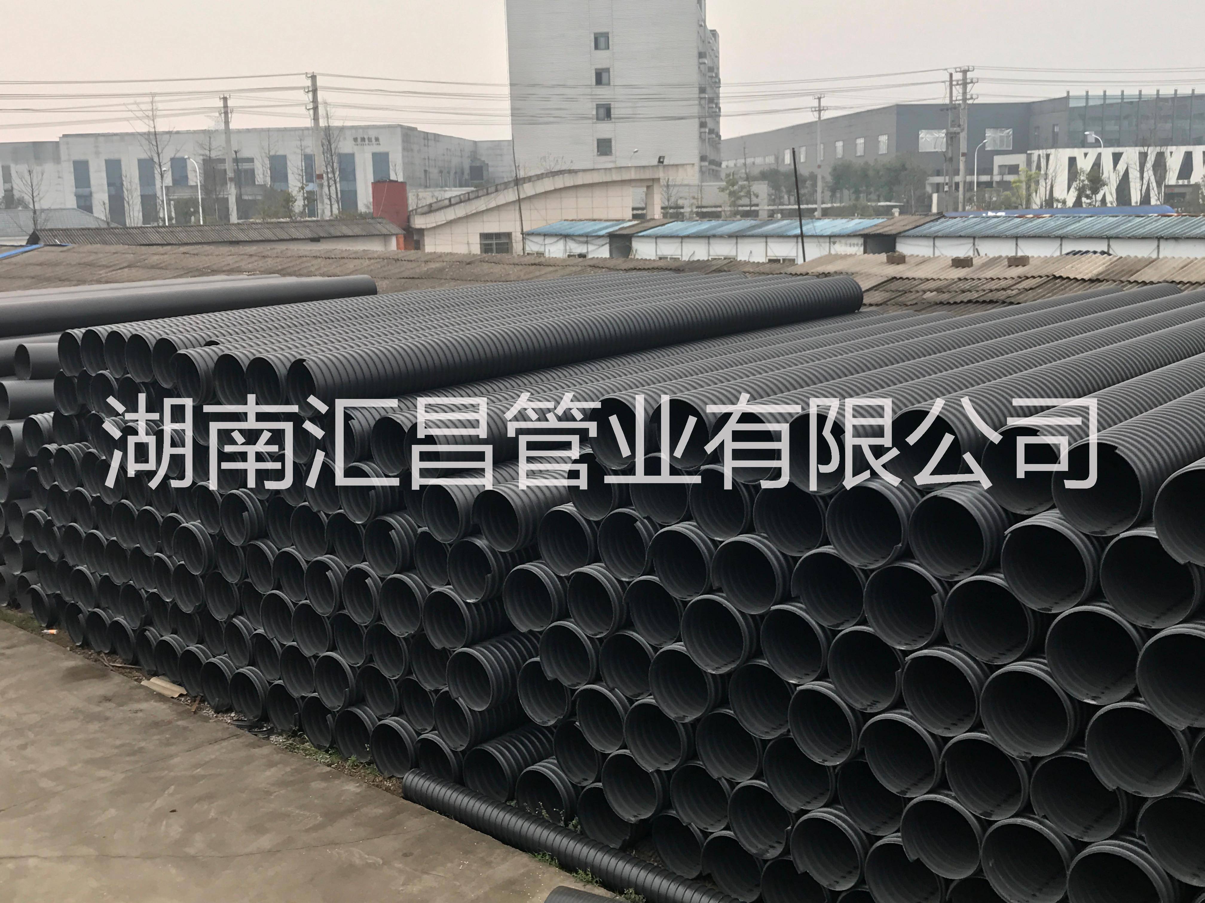 聚乙烯增強(qiáng)鋼帶管,婁底市鋼帶管,匯昌管業(yè) 湖南鋼帶管 湖南HDPE螺旋鋼帶增強(qiáng)鋼帶管