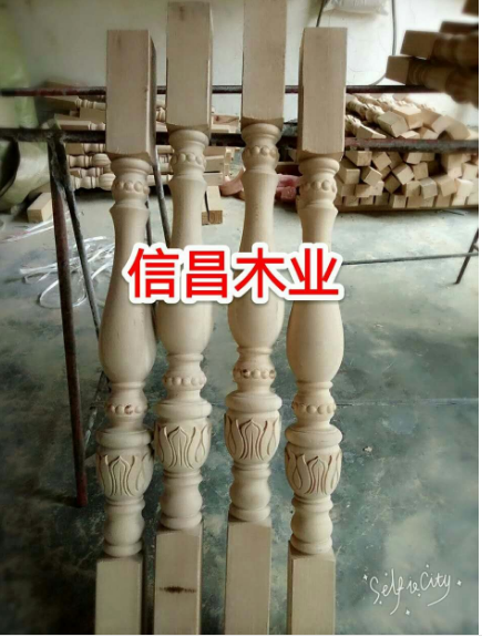 水曲柳實木樓梯立柱供應(yīng)商 徐州信昌水曲柳實木樓梯