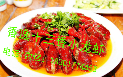 香逸十三香小龍蝦菜品豐富生意好