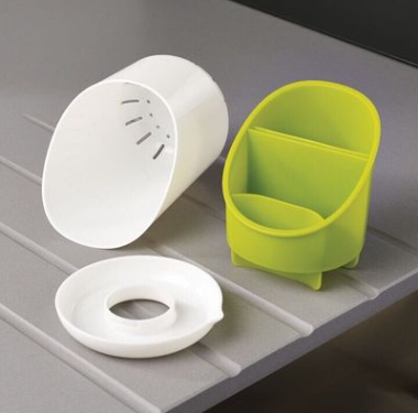 廚房收納盒 鍋鏟收納桶 可瀝水筷子籠 置物工具