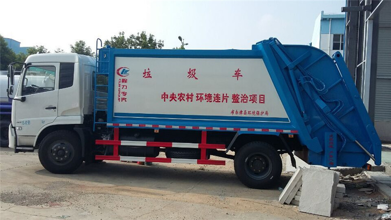 江蘇東風(fēng)天錦壓縮式垃圾車的銷售地址在哪里_湖北程力廠家直銷