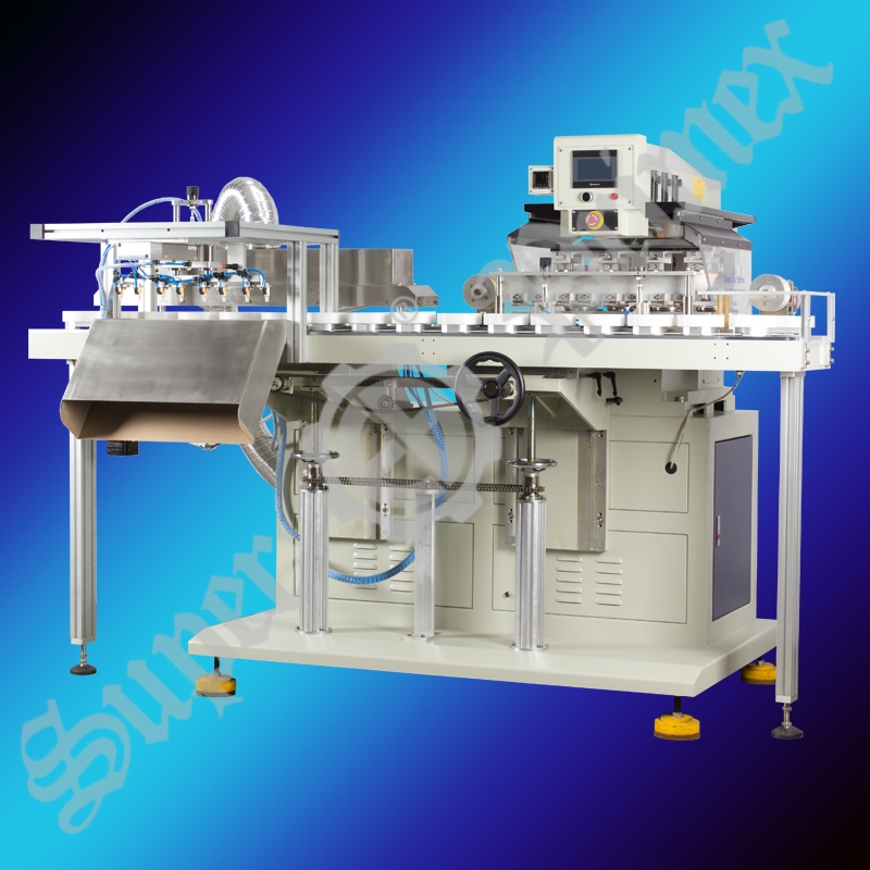 供應(yīng)自動(dòng)下料四色移印機(jī) SPCCST-816D4A