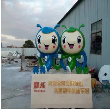 卡通門(mén)面樹(shù)脂擺件  大型形象擺件定制  卡通人物廣告雕塑擺件