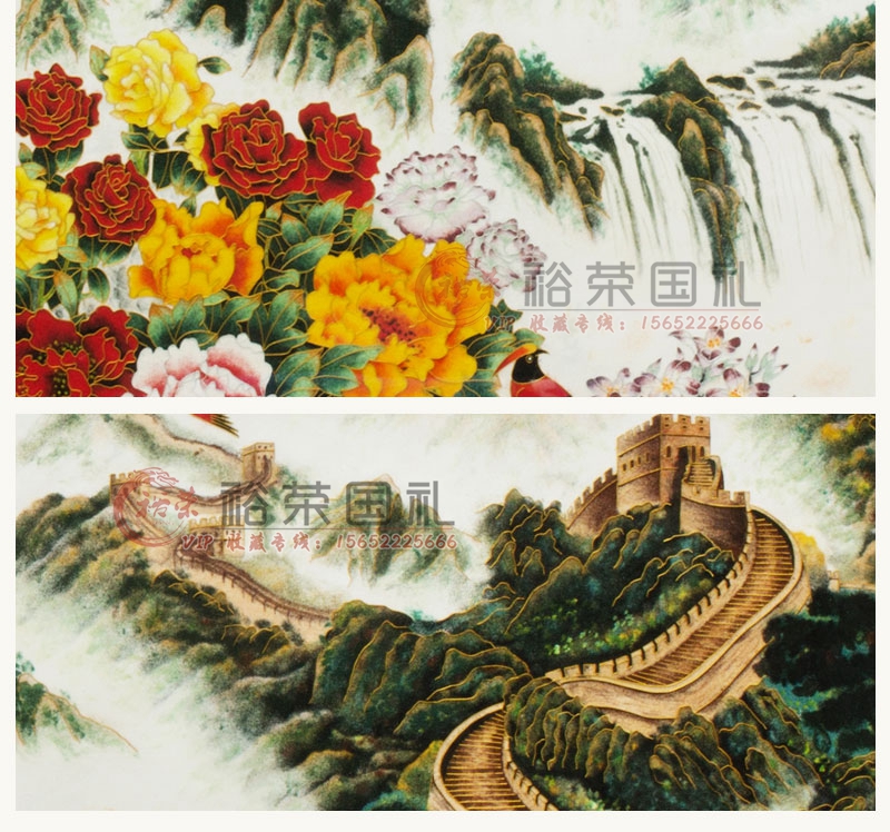 張同祿《源脈》掐絲景泰藍(lán)家居畫 張同祿《源脈》掐絲景泰藍(lán)家居畫
