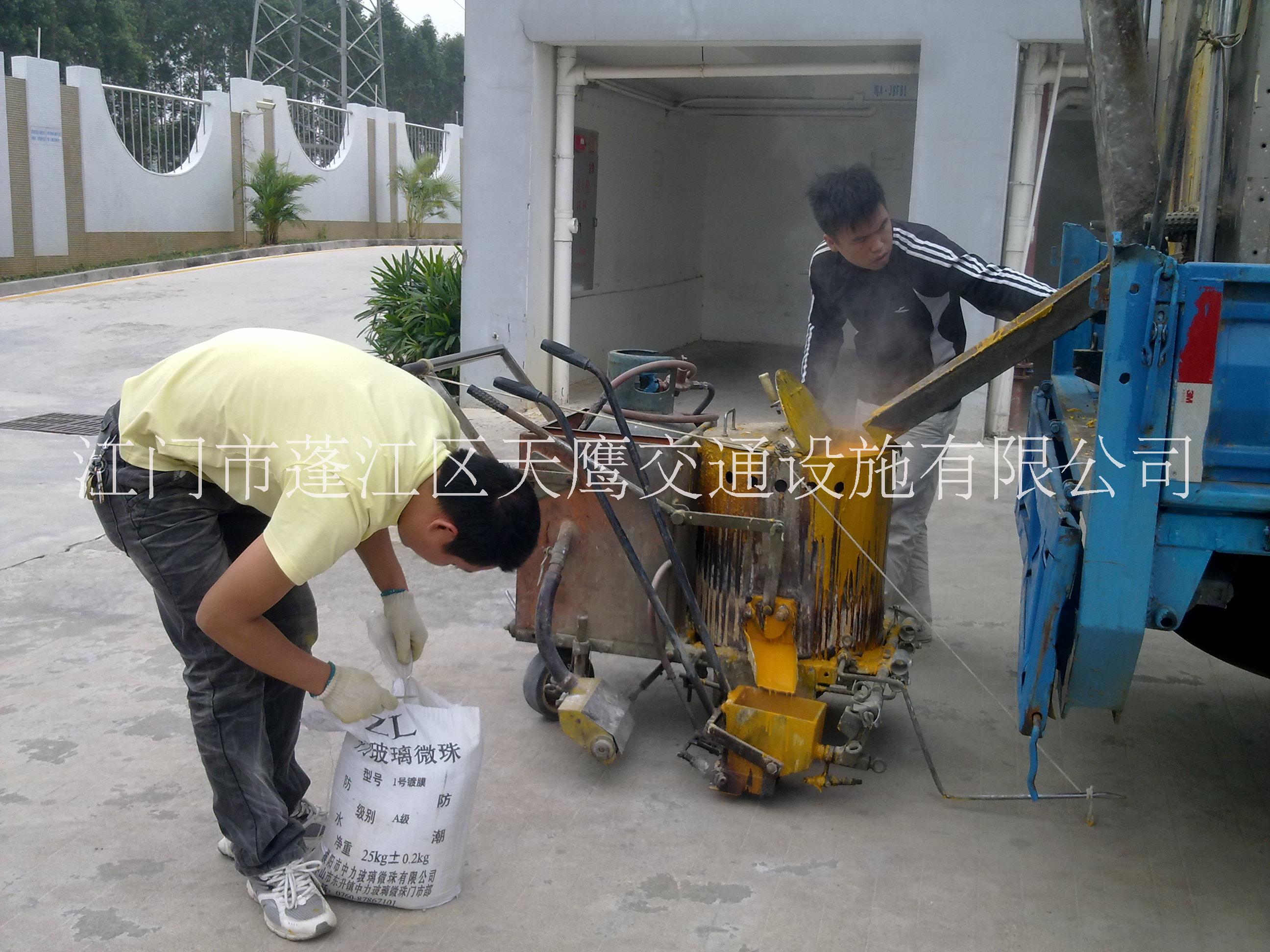熱熔漆劃線道路斑馬線人行橫道線